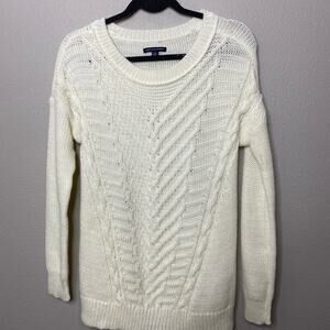 American Eagle Outfitters Crew Neck Chunky Knit Sweater S